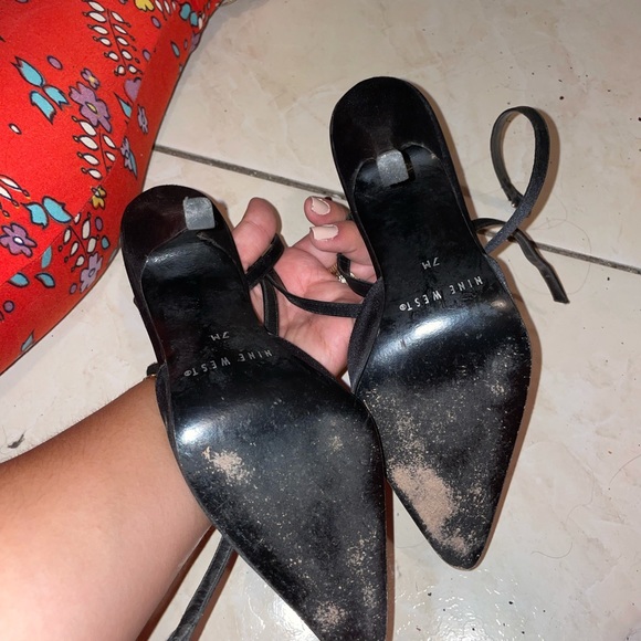 Comfortable pointy toe satin pointy heels - Picture 2 of 4